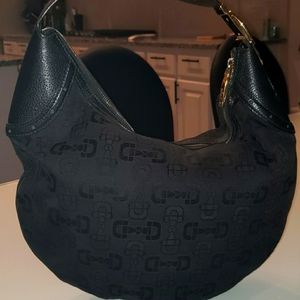 GUCCI HORSEBIT HANDBAG ONE SHOULDER BAG 145764/ BLACK